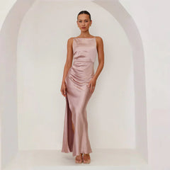 Bridesmaid Maxi Dress - Dust Pink